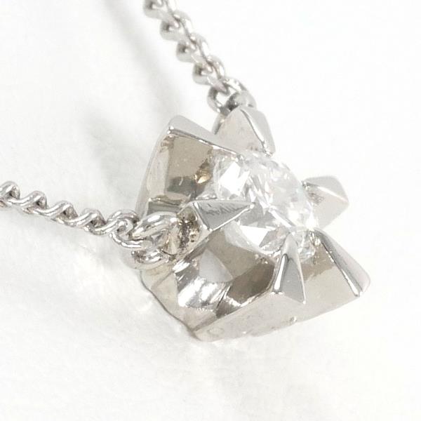 PT850 Platinum Necklace with 0.20ct Diamond in Excellent Condition