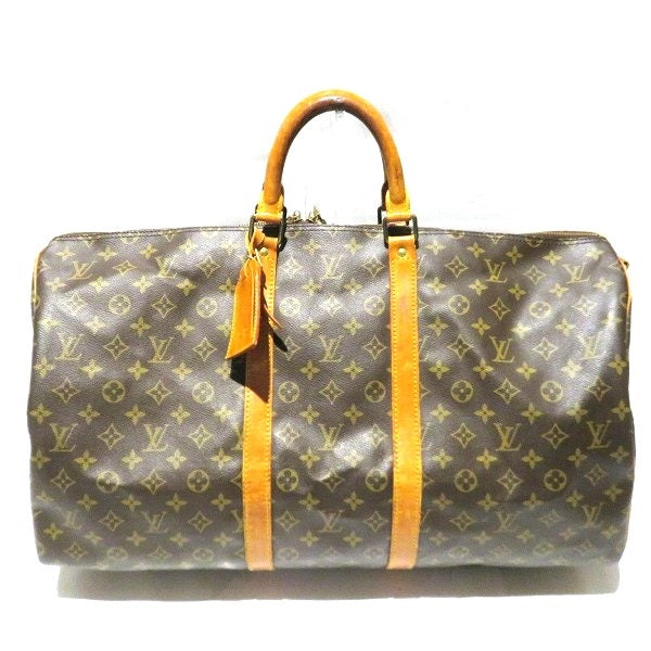 Louis Vuitton Monogram Keepall 55 Travel Bag M41424 in Good Condition