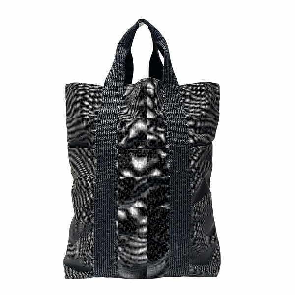 Hermes Herline Canvas Tote Bag