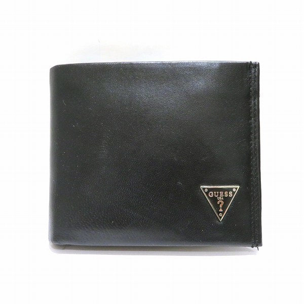 Guess Logo Black Bifold Wallet for Men in Good Condition