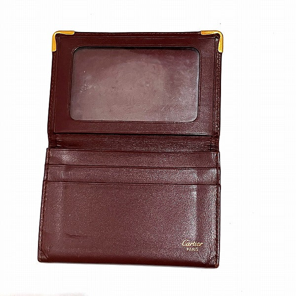 Cartier Must Line Bordeaux Card Case