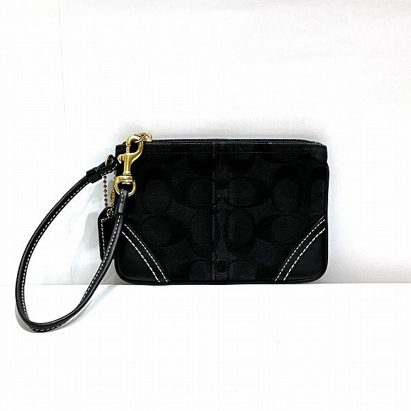 Coach Signature Mini Pouch Handbag