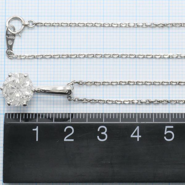 PT900 Platinum PT850 Diamond Necklace in Excellent Condition