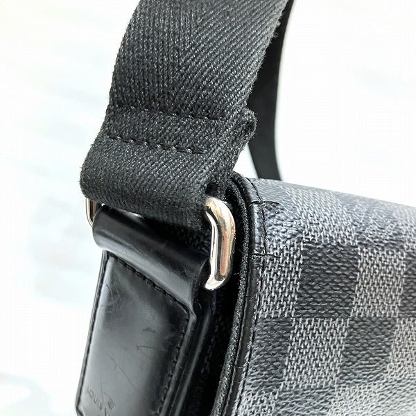 Louis Vuitton Damier Graphite District PM Shoulder Bag N40349