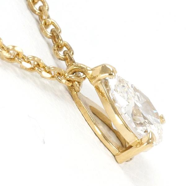 K18 Yellow Gold Diamond Necklace 0.359 VS2 in Excellent Condition