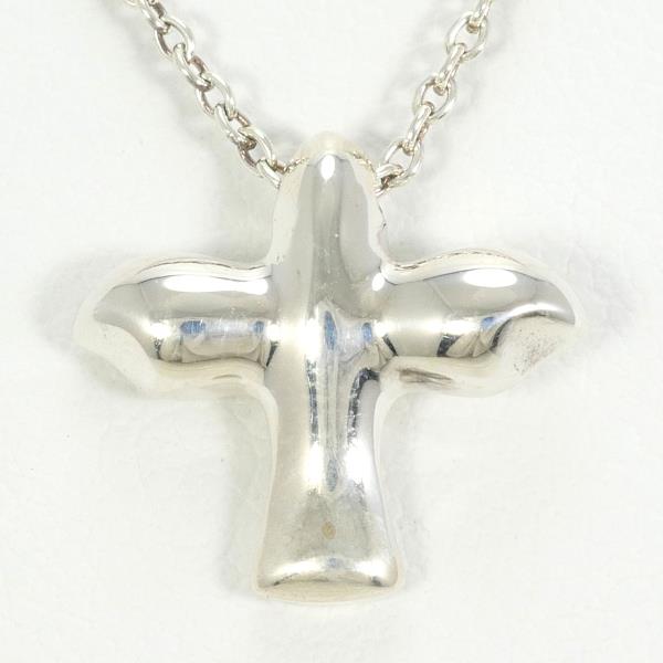 Tiffany & Co Silver Bird Cross Necklace in Excellent Condition