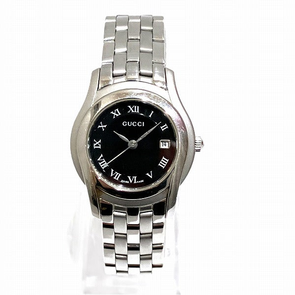 Gucci 5500L Quartz Black Dial Ladies Watch