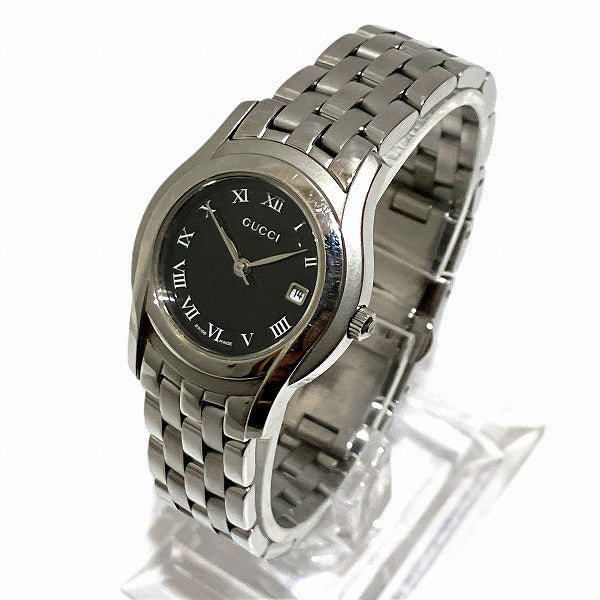 Gucci 5500L Quartz Black Dial Ladies Watch