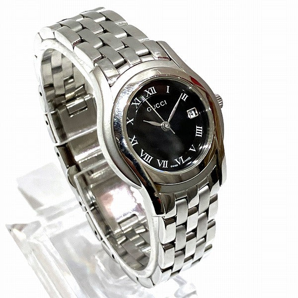 Gucci 5500L Quartz Black Dial Ladies Watch