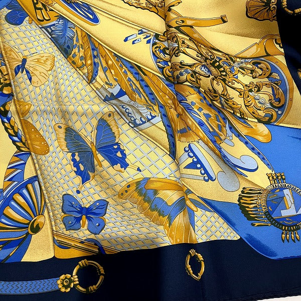 Hermes Silk Scarf 100% Silk Sun Design in Great Condition