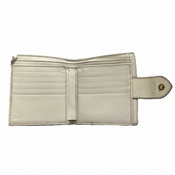 Gucci Canvas Leather Bifold Wallet 203549