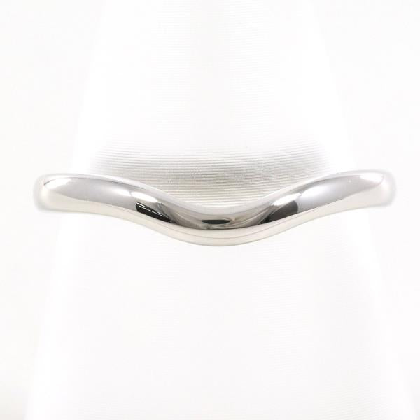 Tiffany & Co PT950 Platinum Curved Band Ring Size 10.5 in Excellent Condition