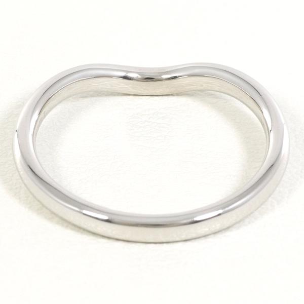 Tiffany & Co PT950 Platinum Curved Band Ring Size 10.5 in Excellent Condition