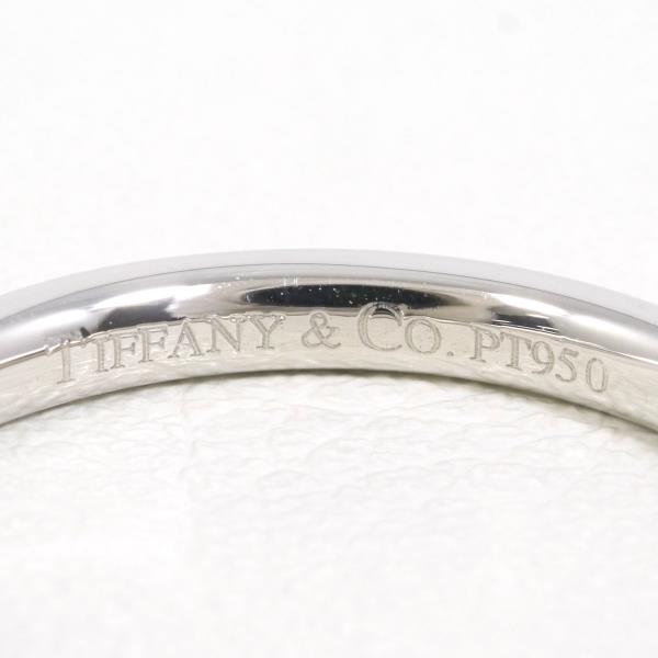 Tiffany & Co PT950 Platinum Curved Band Ring Size 10.5 in Excellent Condition