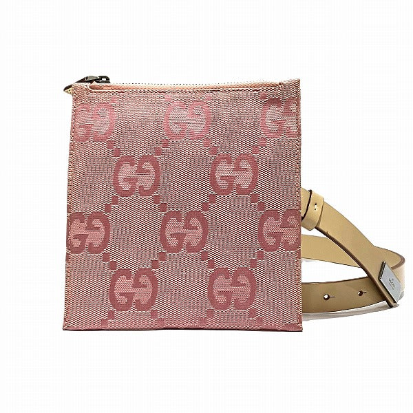 Gucci Jumbo GG Canvas Belt Pouch in Good Condition