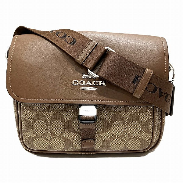 Coach Canvas Leather Pace Messenger Bag