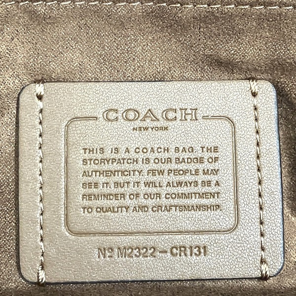 Coach Canvas Leather Pace Messenger Bag