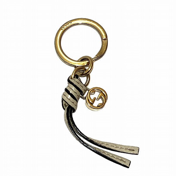 Gucci Interlocking G Keyring 324403 in Good Condition