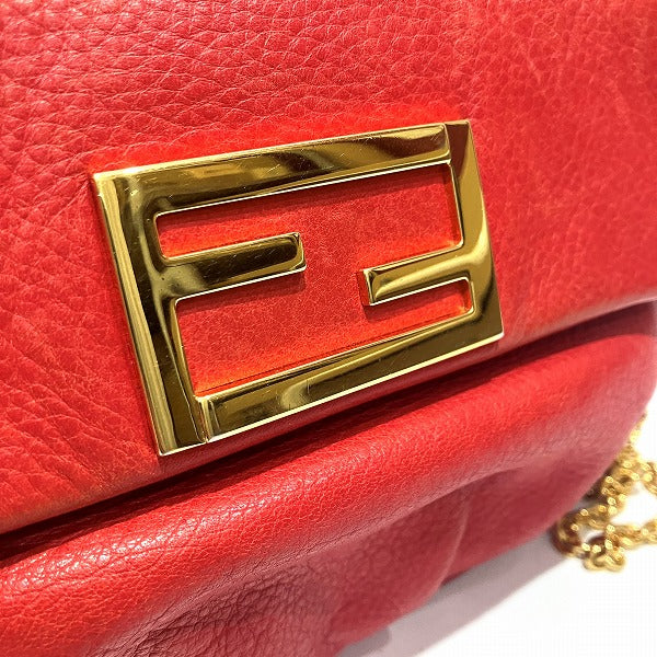 Fendi Leather Chain Shoulder Bag 8M0276