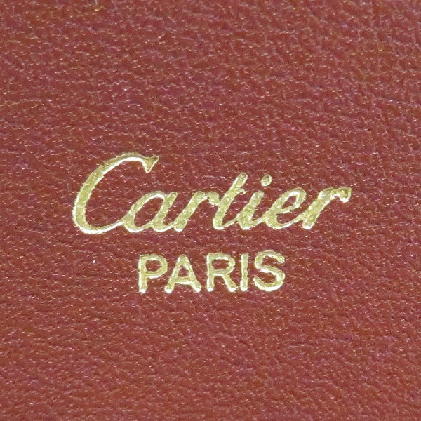 Cartier Must Line Leather Wallet Long Bifold in Good Condition