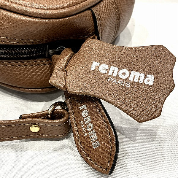 Renoma Leather Logo Mini Shoulder Bag