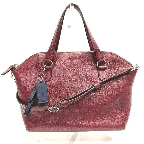 Coach Leather Mini Satchel Bag F30281 in Good Condition