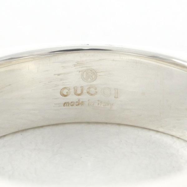 Gucci Double G Silver Ring 9.5 in Excellent Condition