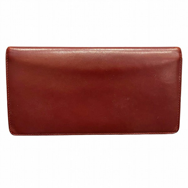 Cartier Must Line Leather Wallet L3000465 in Fair Condition