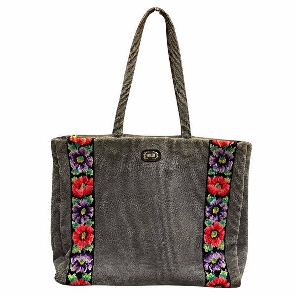 Feiler Floral Cotton Tote Bag