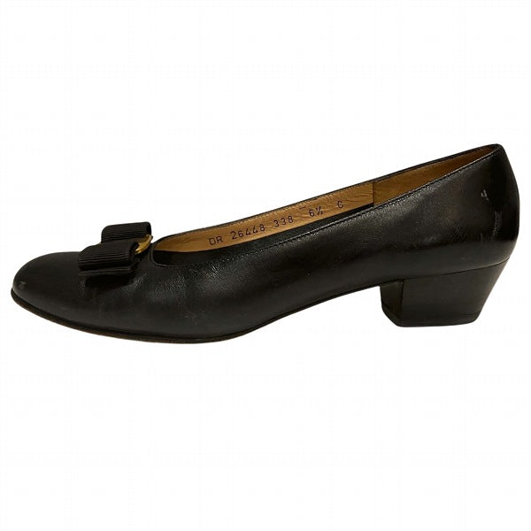 Salvatore Ferragamo Vara Ribbon Leather Pumps