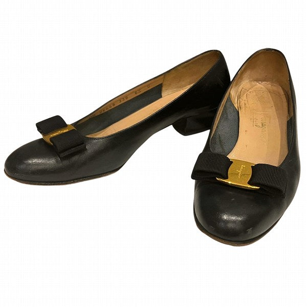 Salvatore Ferragamo Vara Ribbon Leather Pumps