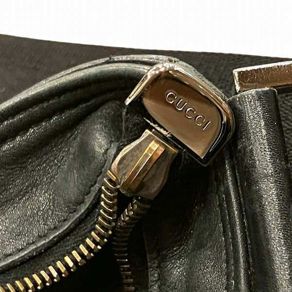 Gucci Nylon Leather Shoulder Bag 161822