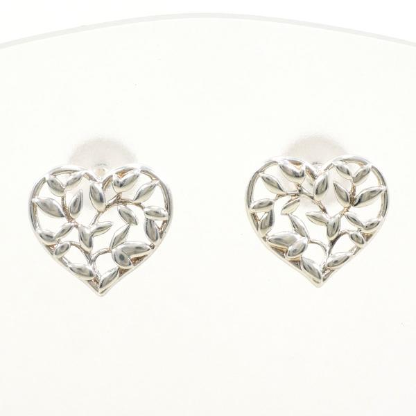 Tiffany Olive Leaf Silver Earrings