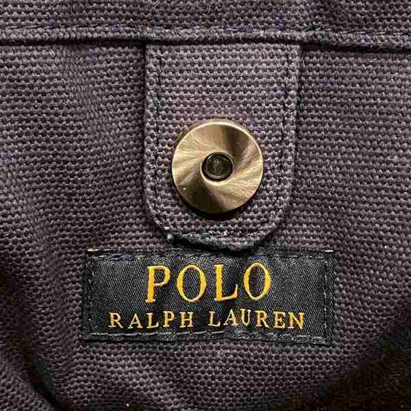 Polo Ralph Lauren Big Pony Cotton Tote Shoulder Bag Unisex in Good Condition