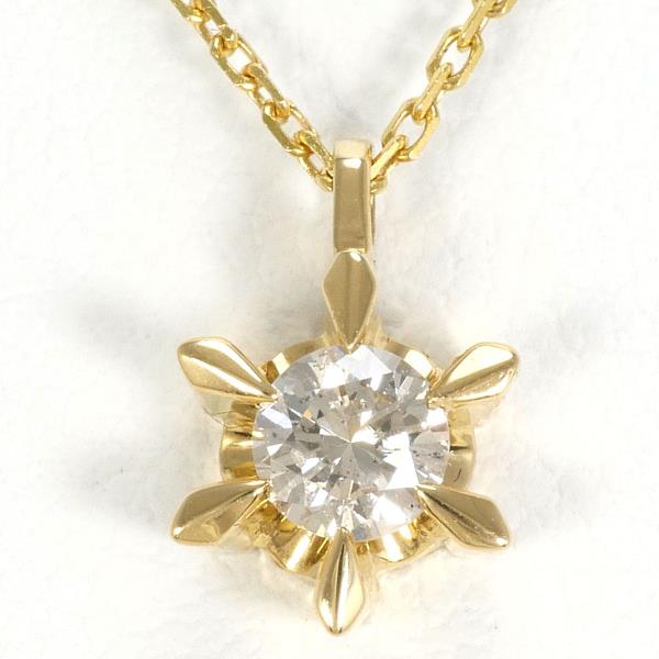 K18 Yellow Gold Diamond Necklace 0.20 SI2