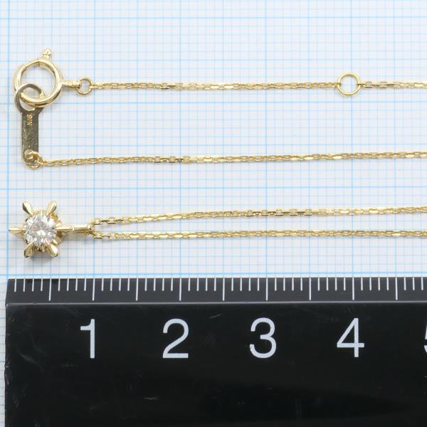 K18 Yellow Gold Diamond Necklace 0.20 SI2