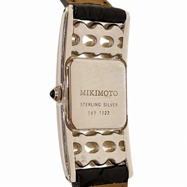 Mikimoto Silver Quartz Pearl Watch