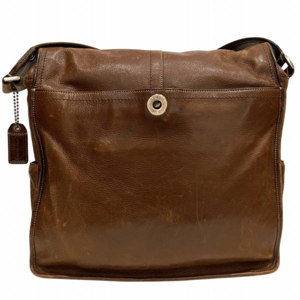 Coach Leather Transatlantic Grabtan Shoulder Bag in Fair Condition