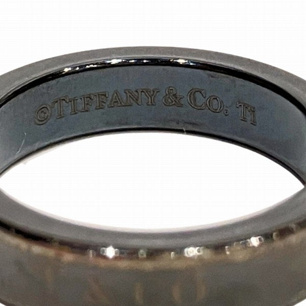 Tiffany & Co 1837 Narrow Titanium Ring