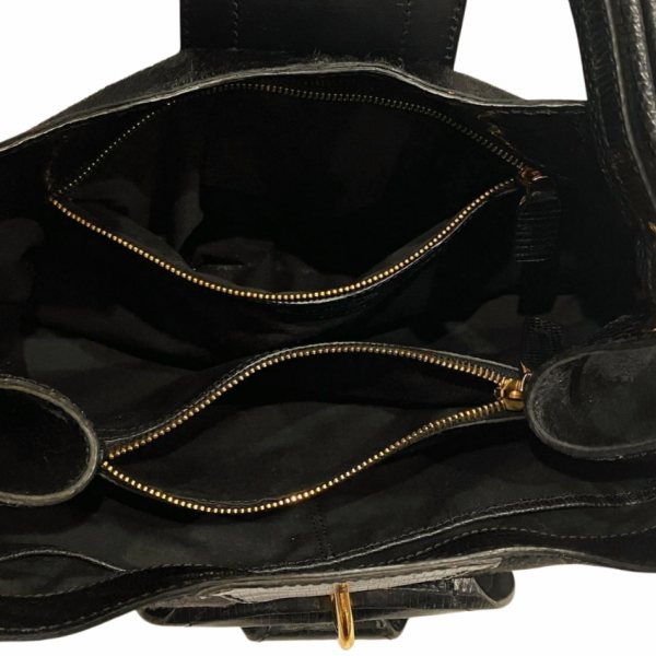 Tod's Leather Haircalf Shoulder Bag