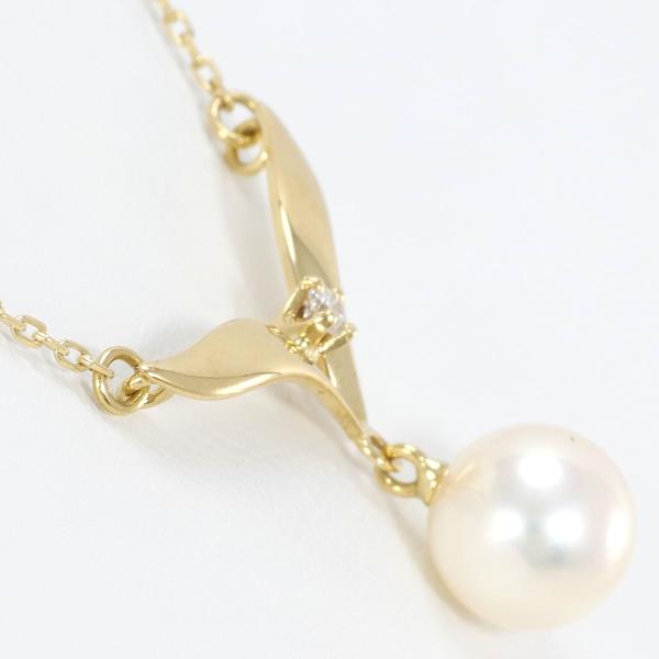 Mikimoto K18YG Pearl Necklace