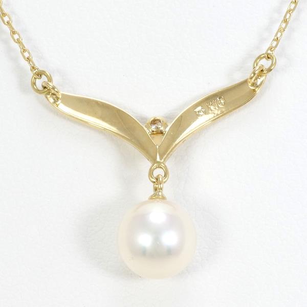 Mikimoto K18YG Pearl Necklace