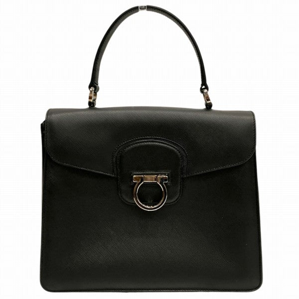 Salvatore Ferragamo Gancini Leather Handbag