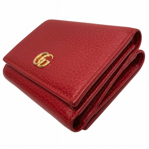 Gucci GG Marmont Leather Compact Wallet