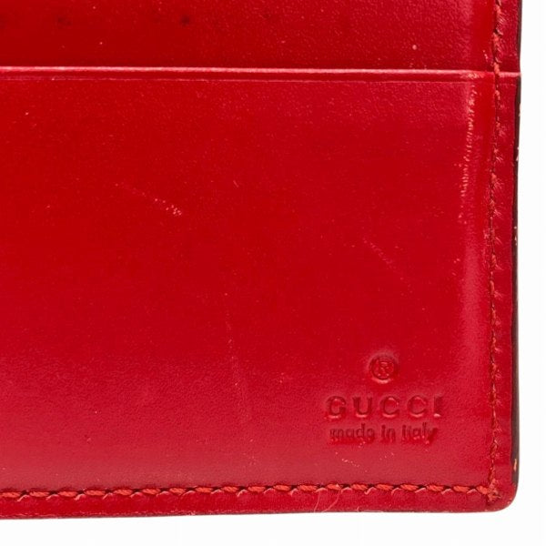 Gucci Leather Canvas Bifold Wallet 408827