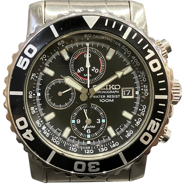 Seiko Stainless Steel Diver Chronograph