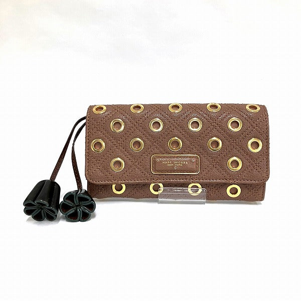 Marc Jacobs Brown Leather Bifold Wallet