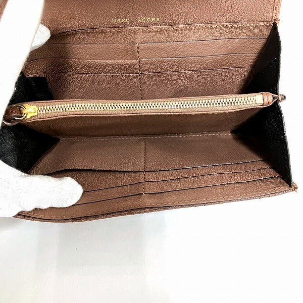 Marc Jacobs Brown Leather Bifold Wallet in Good Condition