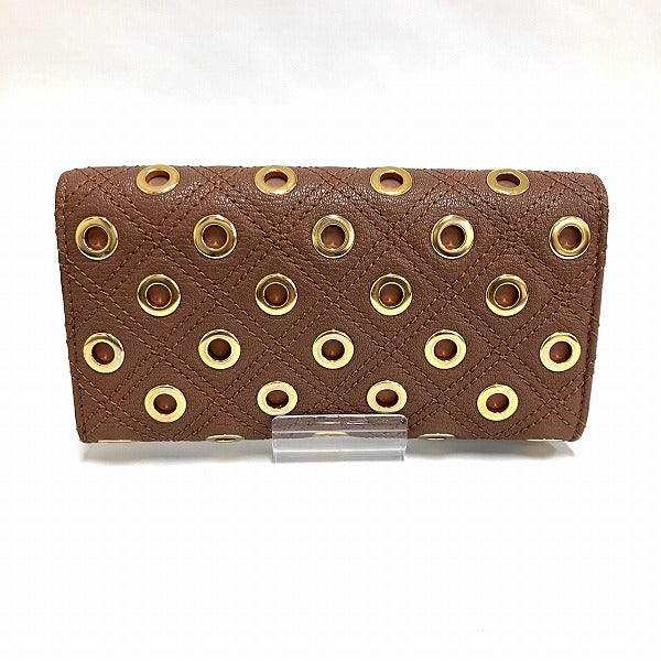 Marc Jacobs Brown Leather Bifold Wallet in Good Condition