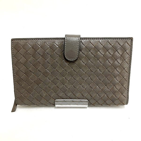 Bottega Veneta Intrecciato Leather Bifold Wallet in Good Condition